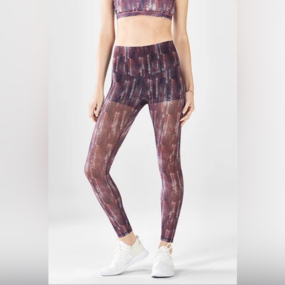 NWT Fabletics High-Waisted PureLuxe Mesh‎ Legging